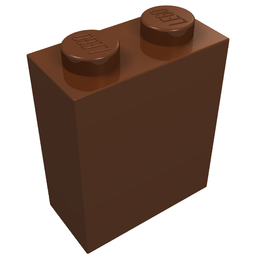 Brick 1 x 2 x 2 with Inside Axle Holder