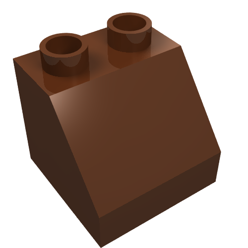 Duplo Brick 2 x 2 Slope 45°