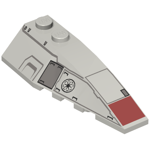 Wedge Curved 6 x 2 Right with Mini AT-TE Print