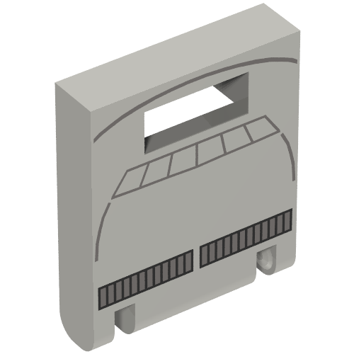 Box 2 x 2 x 2 Door with Slot and Black Sith Infiltrator Print [4493]