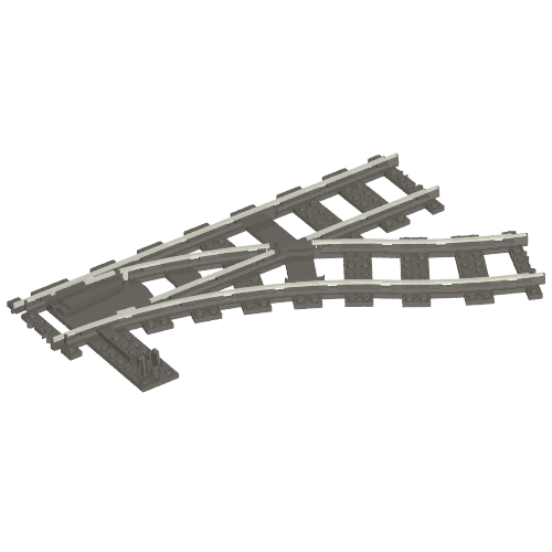 Vehicle Track, Train, 9V Switch Point Right