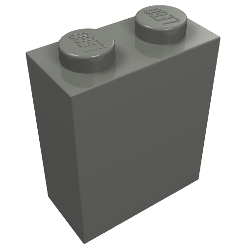 Brick 1 x 2 x 2 with Inside Axle Holder
