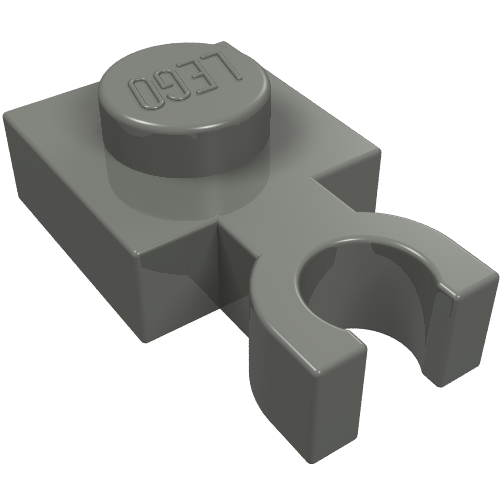 Plate Special 1 x 1 with Clip Vertical [Thin U Clip]