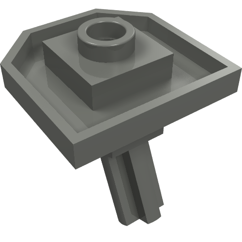 Large Figure Shield Holder with Technic Axle