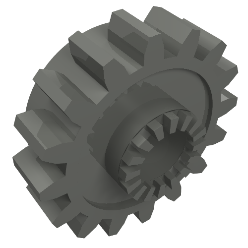 Technic Gear 16 Tooth with Clutch [Toothed]