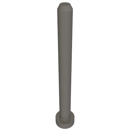 Vehicle Track, Train, Connection/Stacking Pin 4 Stud long for Track Storage