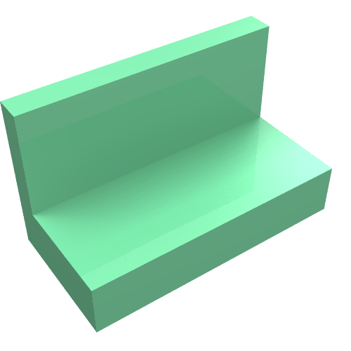 Panel 1 x 2 x 1 [Square Corners]