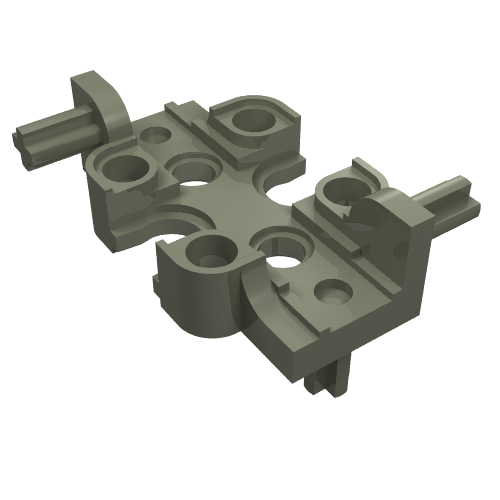 Technic Rectangular Gearbox Half