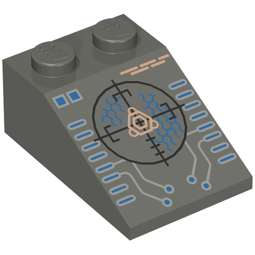 Slope 33° 3 x 2 with Insectoid Scope Print