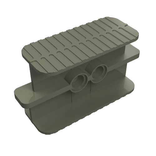 Rubber Band / Belt Holder 2 x 6 x 2 1/3