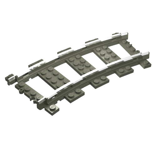 Vehicle Track, Train, 9V Curved