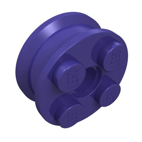 Wheel Freestyle with 2 x 2 Studs and Pin Hole