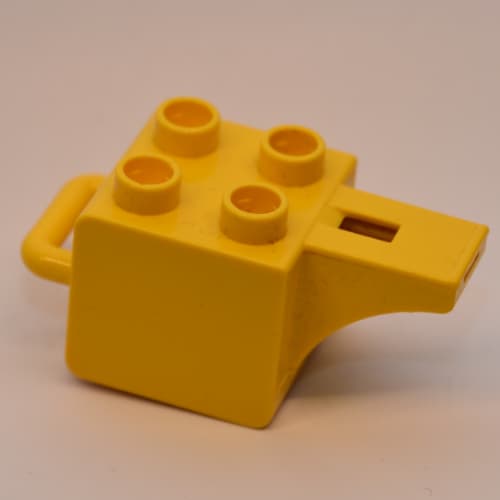 Duplo Whistle (For Humans) with 4 Studs and Latch