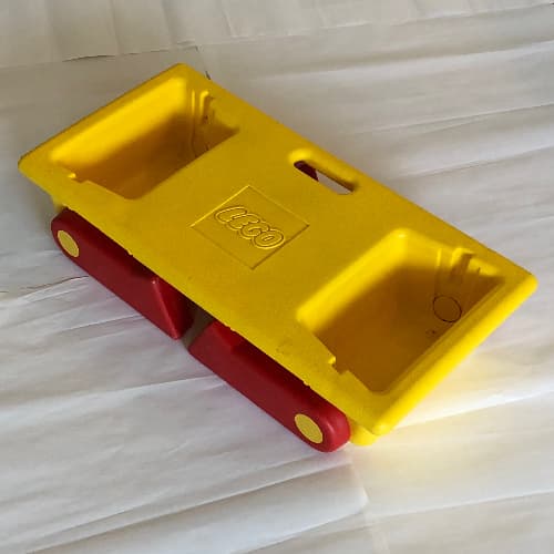 Playtable with Red Folding Legs