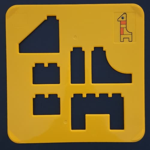 Duplo Playmat, Sorting Template - Giraffe