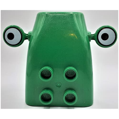 Duplo Steamroller Front with Grille and Headlight Eyes (Roley) Print