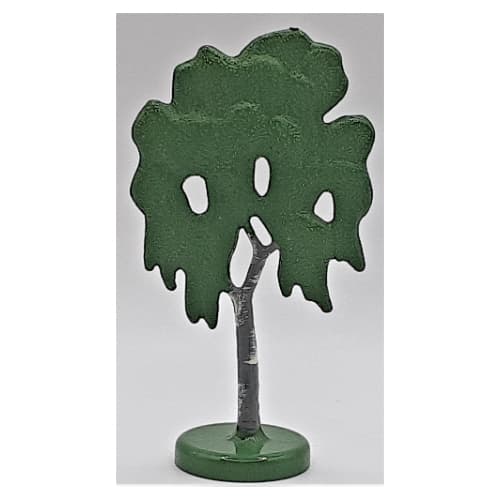 Plant, Tree Flat Birch painted with hollow base