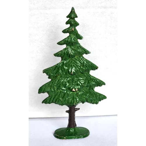 Plant, Tree Flat Pine Painted with Solid Base