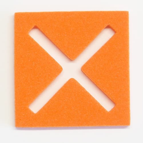 Cone Base 6 x 6 with 'X' Cutout