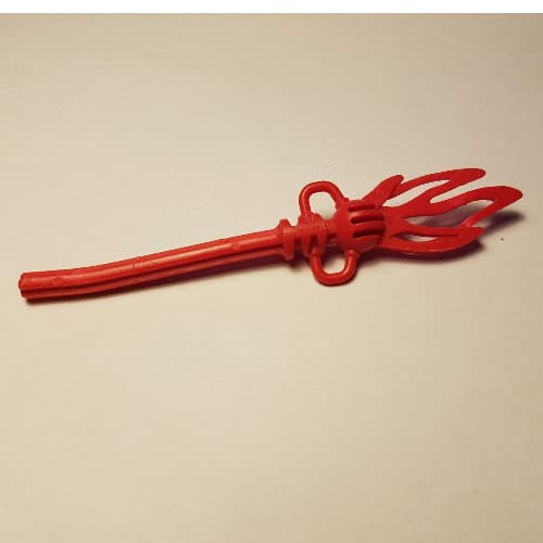 Large Figure Weapon Staff, Long Axle, Flame 1 x 12