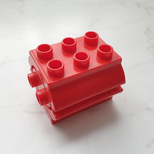 Duplo Water Container with 'FIRE' and Fire Logo on Black Print