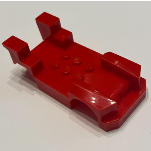 Vehicle Base 4 x 8 with Front Bumper and Tall Extended Rear Fenders