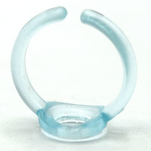 Clikits Ring, Narrow Band with Hole in Top