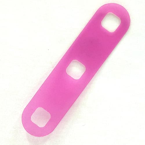 Clikits Rectangle 1 7/8 x 8 with Rounded Corners and 3 Holes [Plastic]