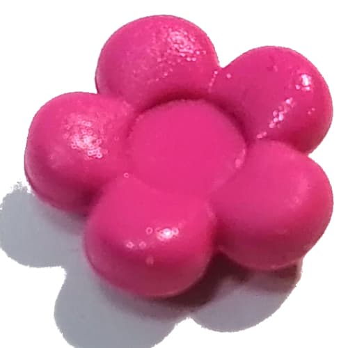 Clikits Icon, Flower 2 x 2 Small, 5 Petals with Pin [Frosted]