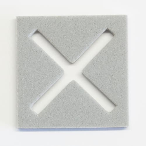 Cone Base 6 x 6 with 'X' Cutout