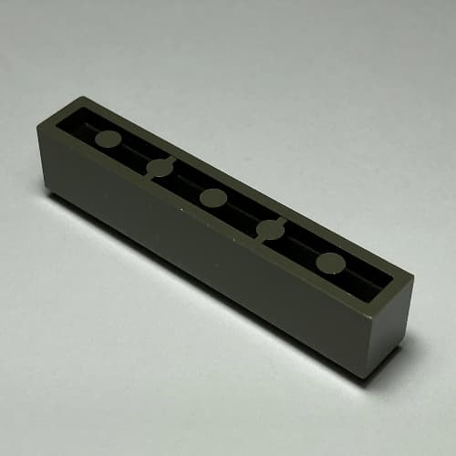 Brick 1 x 6 with Bottom Tubes and 2 Lowered Cross Supports