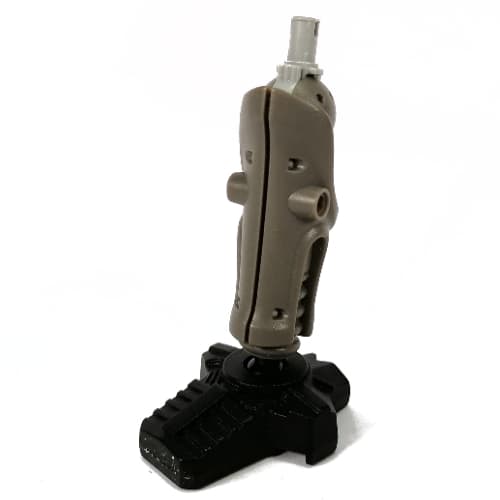 Large Figure Limb, Leg, Lower Section with Pin, Black Foot (Jens)