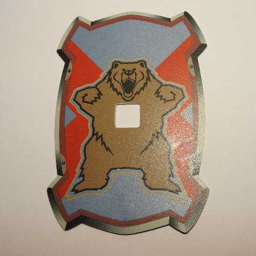 Large Figure Shield with Knights Kingdom Santis Print