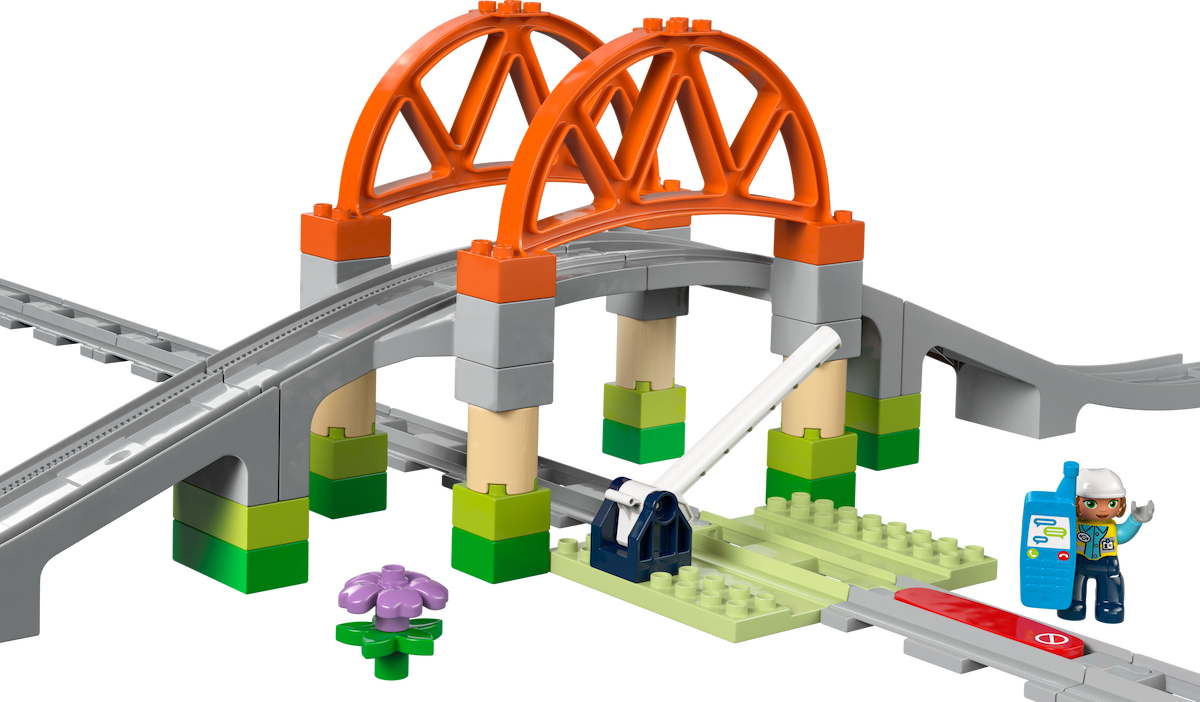 Train Bridge and Tracks Expansion Set