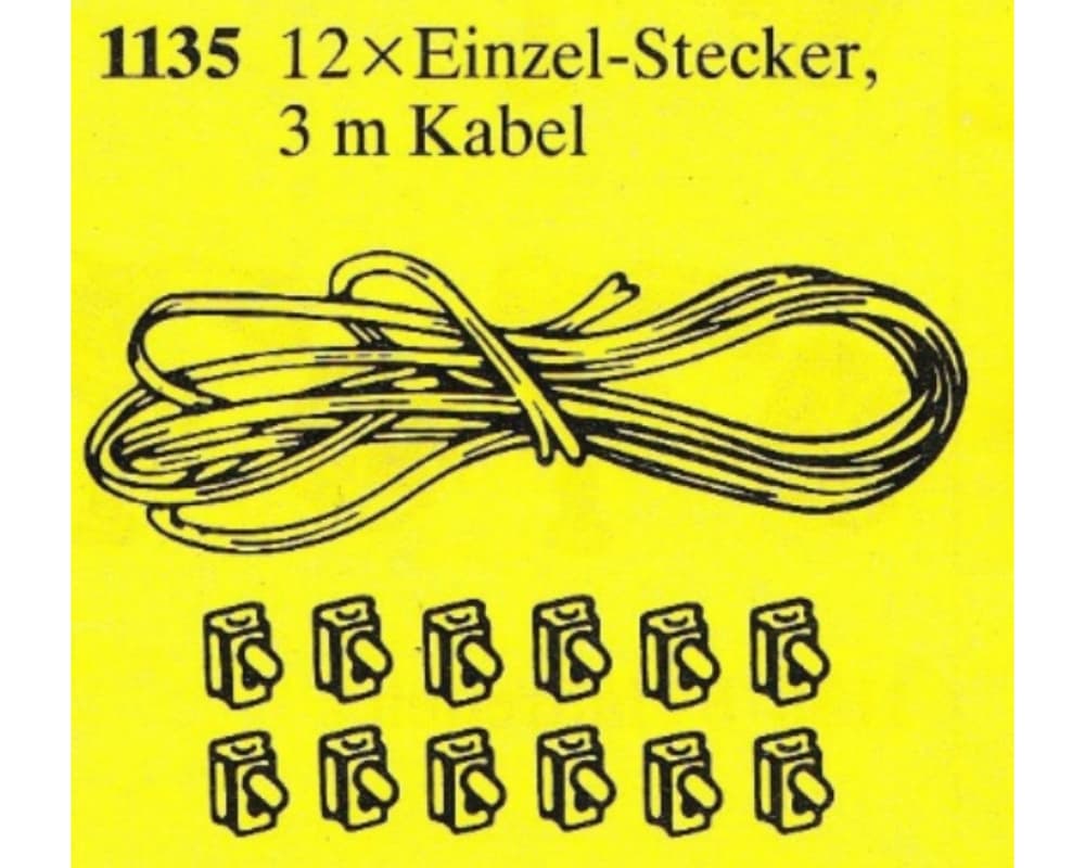 Battery Cable Kit: 12 Connectors, 3m Cable