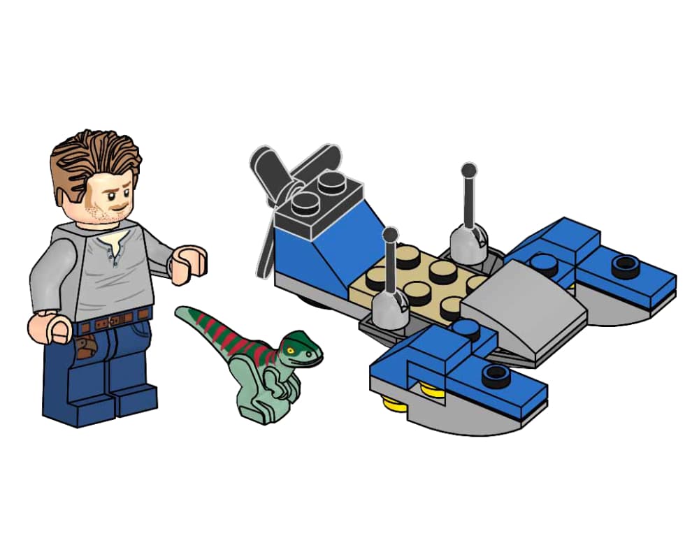 Owen with Swamp Speeder and Raptor