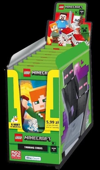 Minecraft Trading Cards Series 1 - Sealed Box (25 Packs)