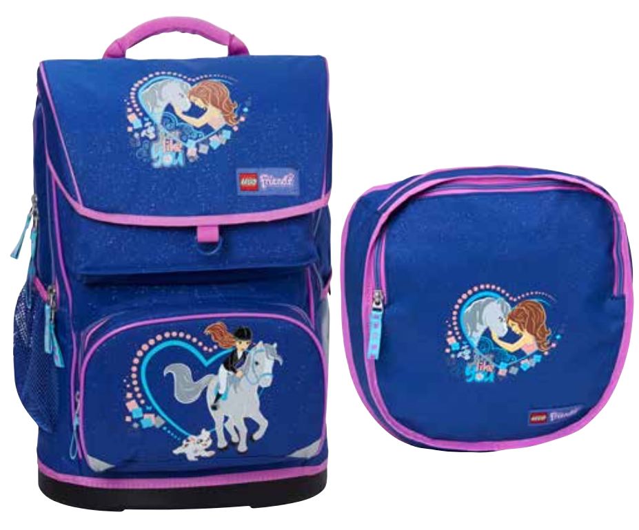 Friends Horse Large Backpack with Gym Bag