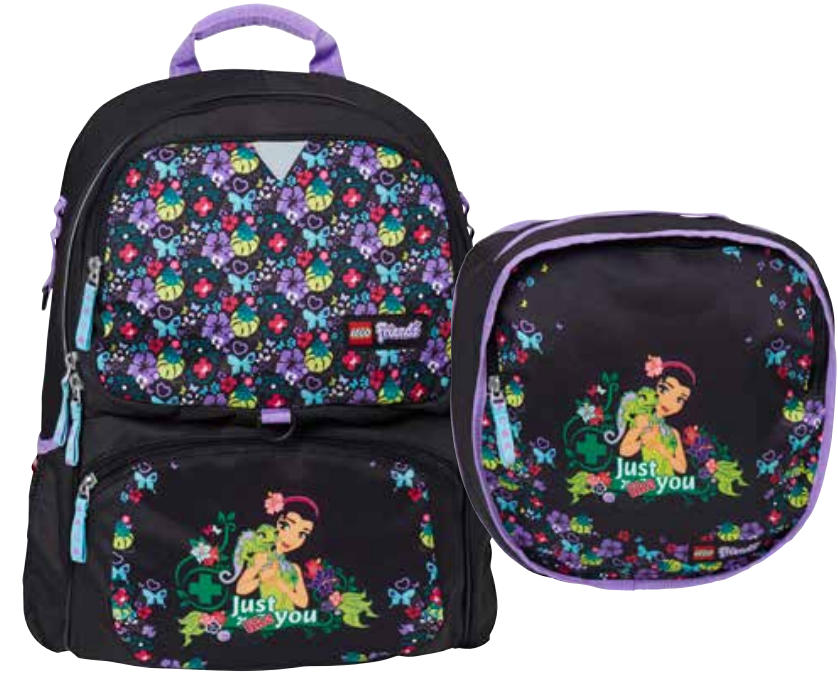 Jungle Friends Backpack with Gym Bag
