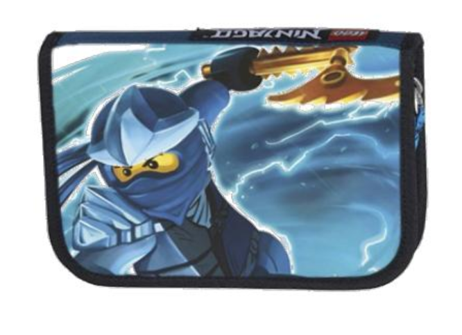Ninjago Jay Pencil Case with Pencils