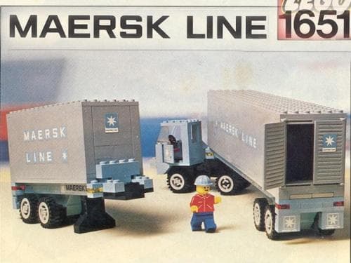Maersk Line Container Truck