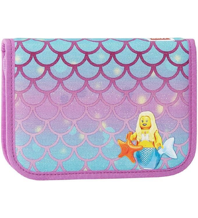 Mermaid Pencil Case with Pencils