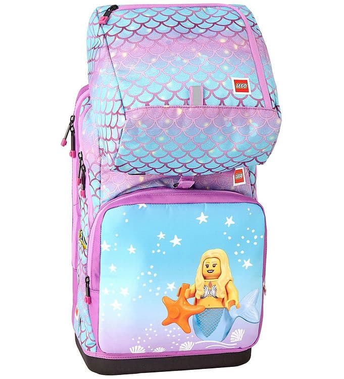 Mermaid Backpack with Gym Bag with Glitter