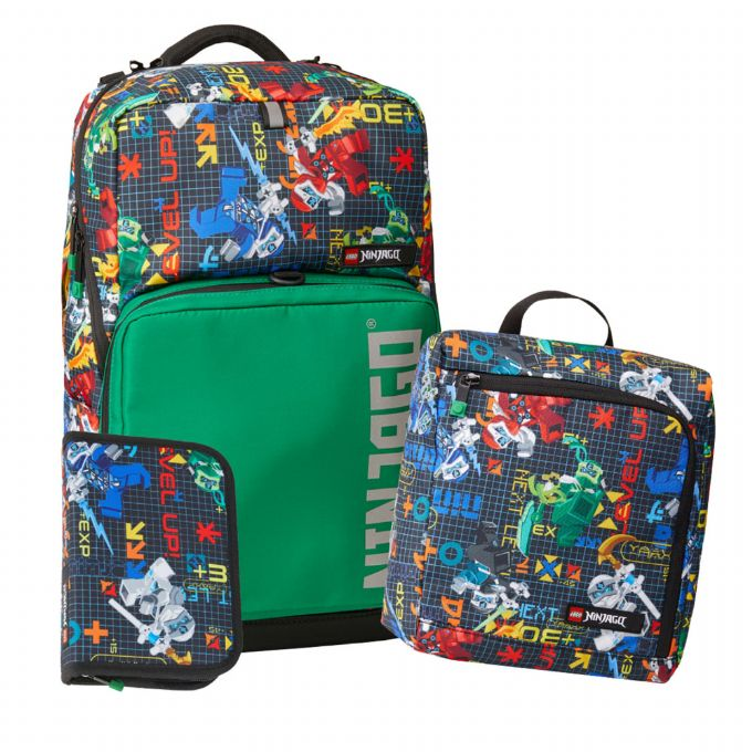 Ninjago Prime Empire Backpack with Gym Bag and Pencil Case