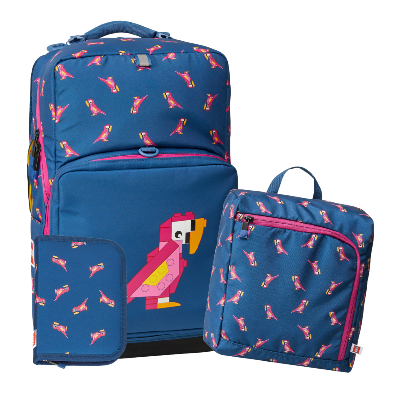 Parrot Backpack with Gym Bag and Pencil Case