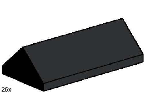 2 x 4 Ridge Roof Tiles Steep Sloped Black