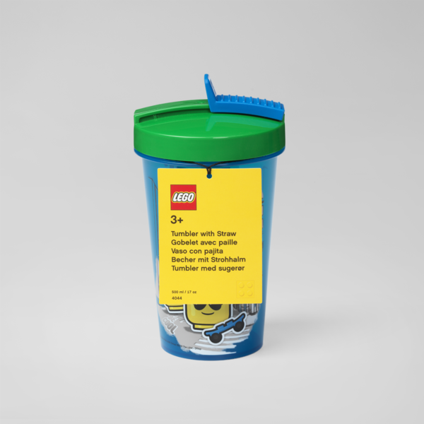Boy Tumbler with Straw