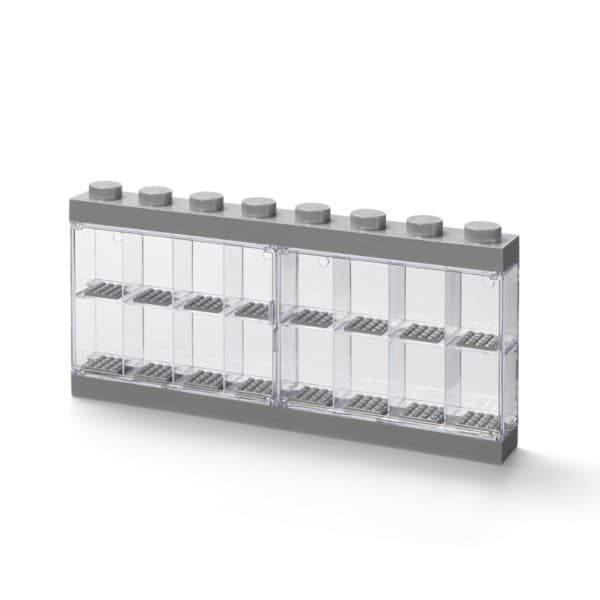 Minifigure Display Case 16 (Light Bluish Gray)