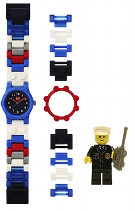 Police Officer Buildable Watch with Toy
