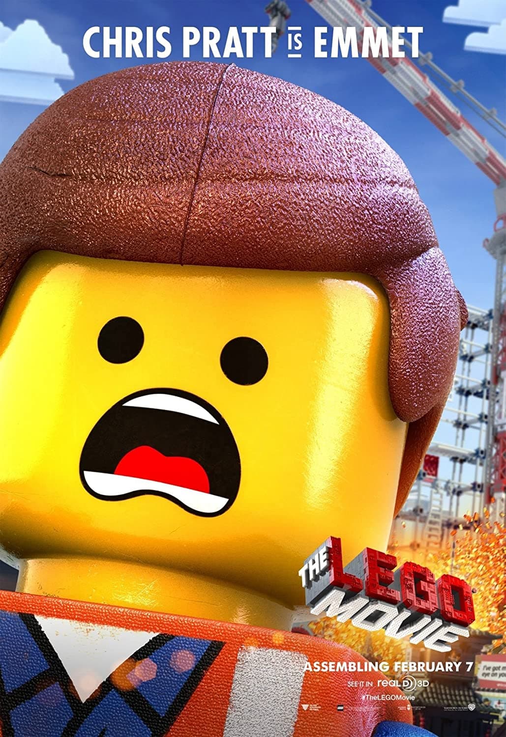The LEGO Movie: Chris Pratt is Emmet Poster